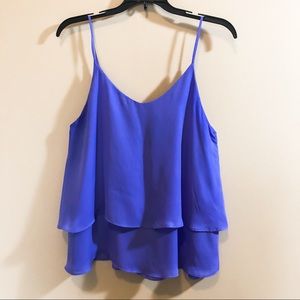 Blue Rain tank top - size small - purple